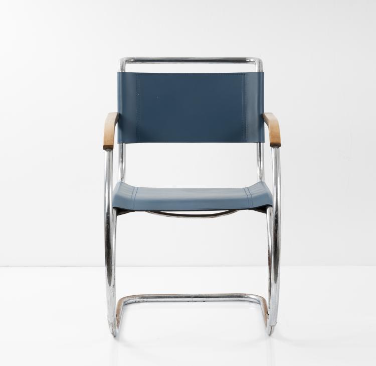 Bild 17 zu Objekt, Armlehnsessel 'MR 20', 1927 (Entwurf), Ludwig Mies van der Rohe, Thonet, Frankenberg (zugeschrieben/ attr.), 179A 53