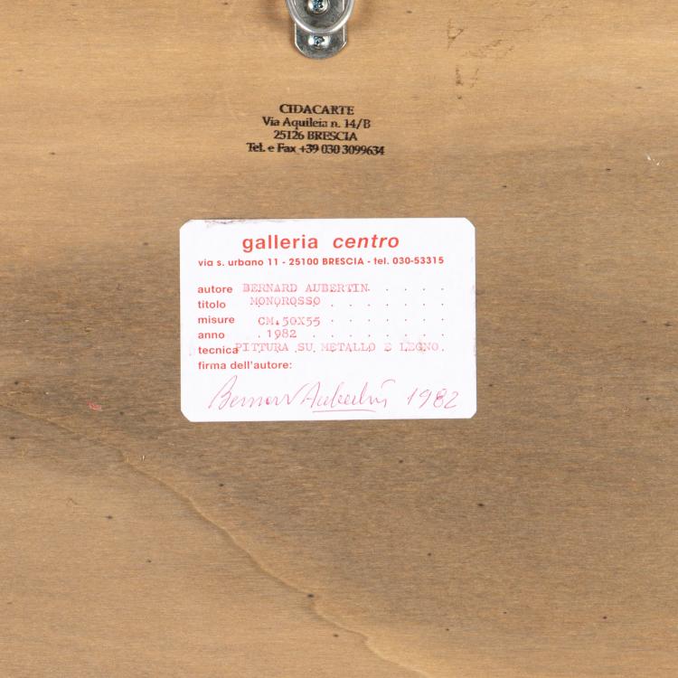 Bild 1 zu Objekt, 'Monorosso', 1982, Bernard Aubertin, 179C 726