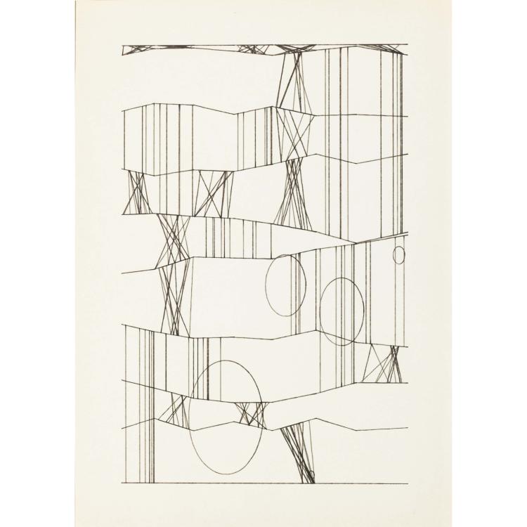 Hauptbild zu Objekt, 'Hommage &agrave; Paul Klee', 1966, Frieder Nake, 179C 718