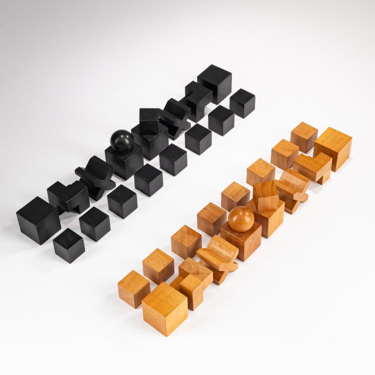 Bild 5 zu Objekt, Bauhaus-Schachspiel 'XVI', 1924, Josef Hartwig, Bauhaus Weimar, 179A 102