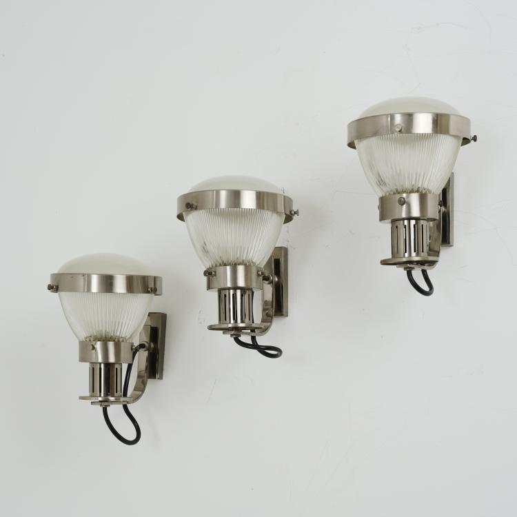 Bild 4 zu Objekt, Drei Wandleuchten, um 1950, Azucena Italien / Italy, 179A 237