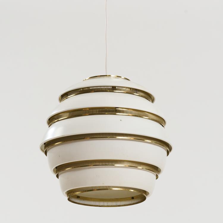 Hauptbild zu Objekt, Ceiling light 'A 331 - Beehive', 1953/54 (design), Alvar Aalto, Valaisinpaja Oy, Finnland / Finland, 180B 470