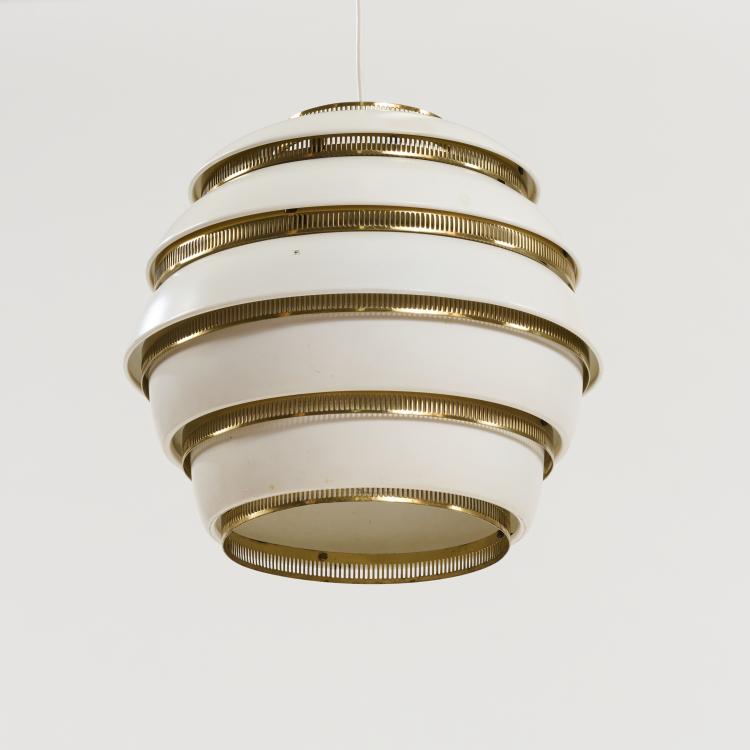 Bild 2 zu Objekt, Ceiling light 'A 331 - Beehive', 1953/54 (design), Alvar Aalto, Valaisinpaja Oy, Finnland / Finland, 180B 470