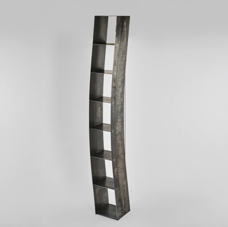Hauptbild zu Objekt, 'Verspanntes Regal' shelf, 1982, Wolfgang Laubersheimer, Laubersheimer, Wolfgang, 179A 387