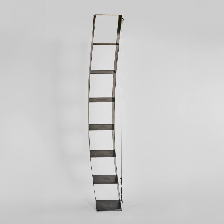 Bild 1 zu Objekt, 'Verspanntes Regal' shelf, 1982, Wolfgang Laubersheimer, Laubersheimer, Wolfgang, 179A 387
