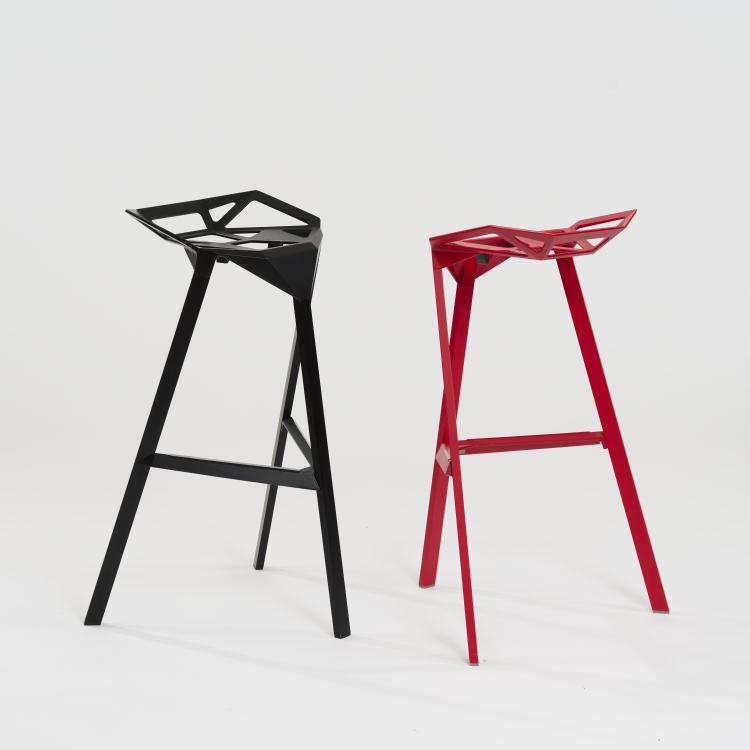 Bild 1 zu Objekt, Two stools 'Stool One', 2006 (design), Konstantin Grcic, Magis, Torre di Mosto, 179A 428
