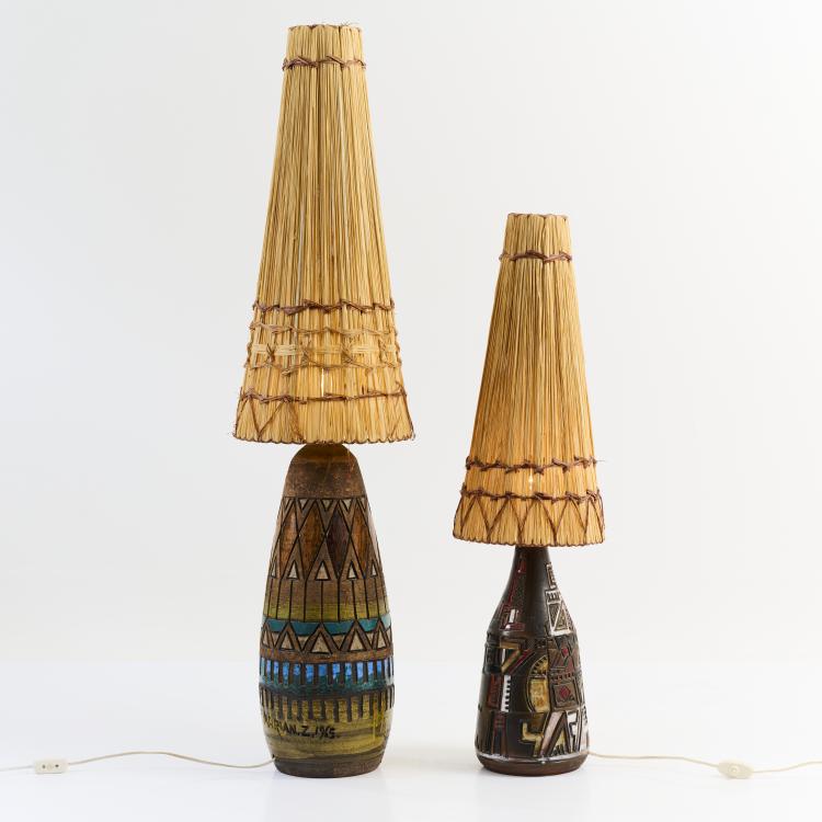 Bild 3 zu Objekt, Two table/floor lamps, 1965, Marian Zawadski, Tilgmans Keramik, Schweden., 179A 282