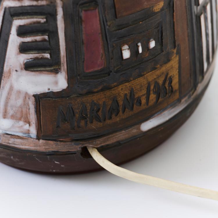 Bild 4 zu Objekt, Two table/floor lamps, 1965, Marian Zawadski, Tilgmans Keramik, Schweden., 179A 282