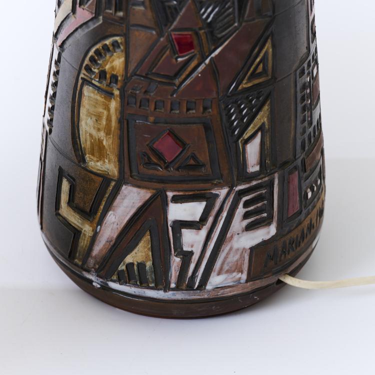 Bild 6 zu Objekt, Two table/floor lamps, 1965, Marian Zawadski, Tilgmans Keramik, Schweden., 179A 282