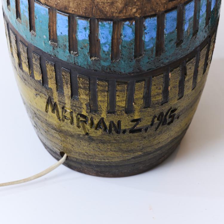 Bild 8 zu Objekt, Two table/floor lamps, 1965, Marian Zawadski, Tilgmans Keramik, Schweden., 179A 282