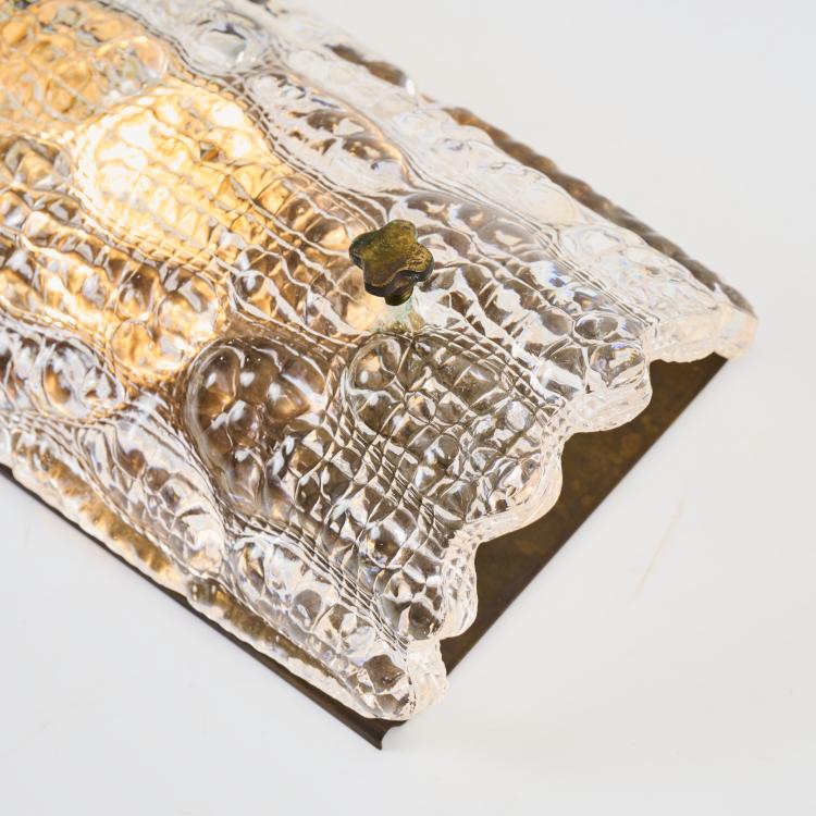 Bild 3 zu Objekt, Two wall lights, 1960s, Carl Fagerlund, Orrefors Glasbruk, Orrefors, 179A 283