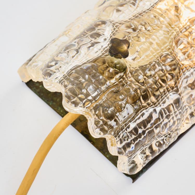 Bild 4 zu Objekt, Two wall lights, 1960s, Carl Fagerlund, Orrefors Glasbruk, Orrefors, 179A 283