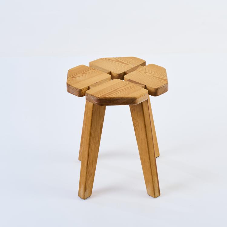 Bild 1 zu Objekt, Stool, c. 1965, Peippo Rauni (attributed), Kervo Snickerifabrik, Finnland f&uuml;r Stockmann Oy, Helsinki (zugeschrieben), 179A 311