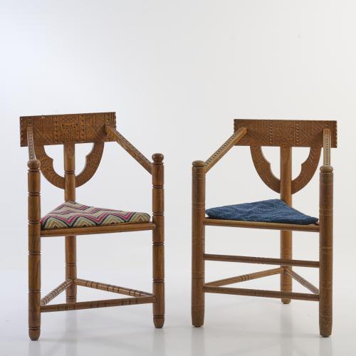 Two 'Munk' armchairs, 1930/40s
