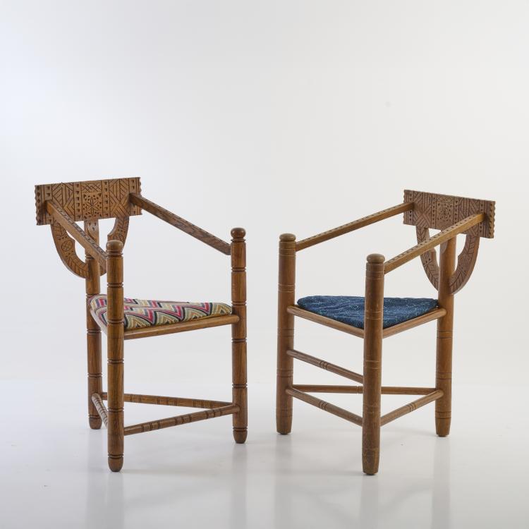 Bild 2 zu Objekt, Zwei Armlehnst&uuml;hle 'Munk', 1930/40er Jahre, Schweden / Sweden, 179A 40