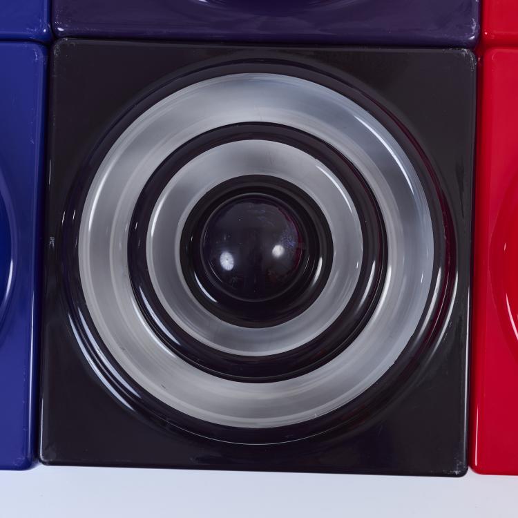 Bild 4 zu Objekt, Three wall/ceiling elements 'Ring-Leuchte', 1969/70 (design), Verner Panton, Louis Poulsen, Kopenhagen / Copenhagen, 180B 486