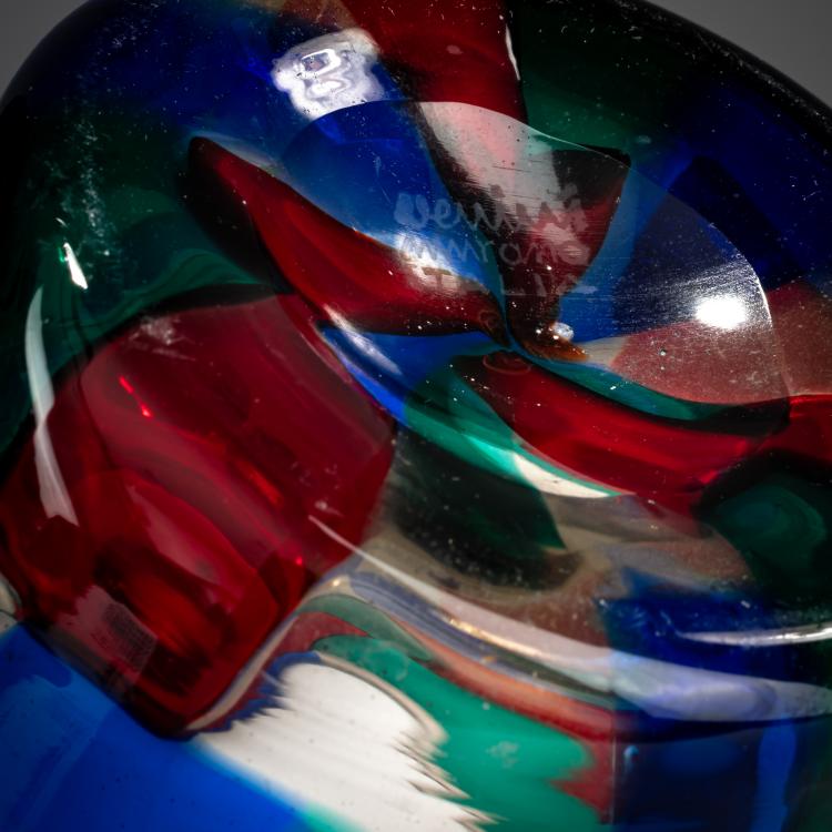 Bild 2 zu Objekt, 'Pezzato' vase, 1950-54, Fulvio Bianconi, Venini, Murano, 179B 527