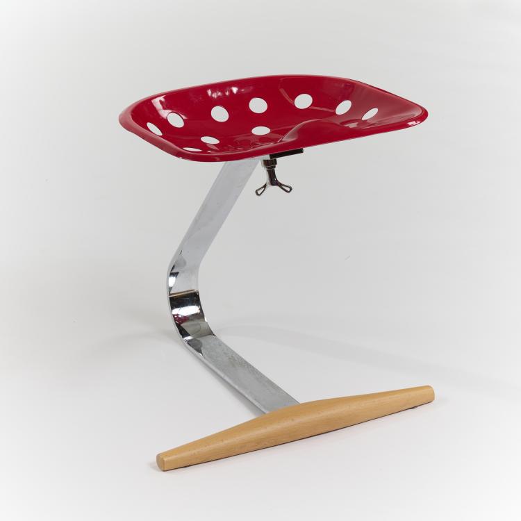 Bild 1 zu Objekt, Hocker 'Mezzadro', 1957 (Entwurf), Achille Castiglioni, Zanotta, Nova Milanese, 179A 238