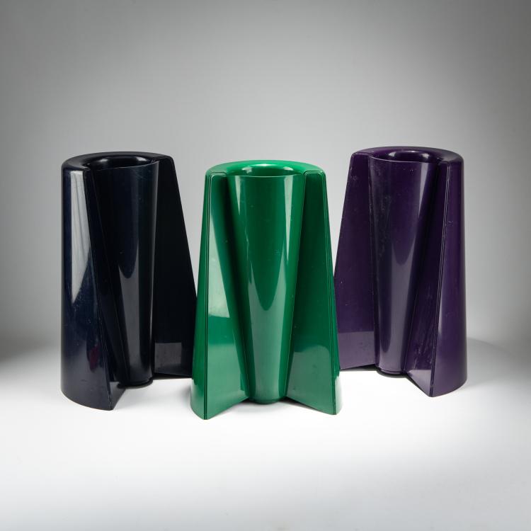Hauptbild zu Objekt, Three Vases 'Pago Pago - 3087', 1969, Enzo Mari, Danese, Mailand / Milan, 179A 16