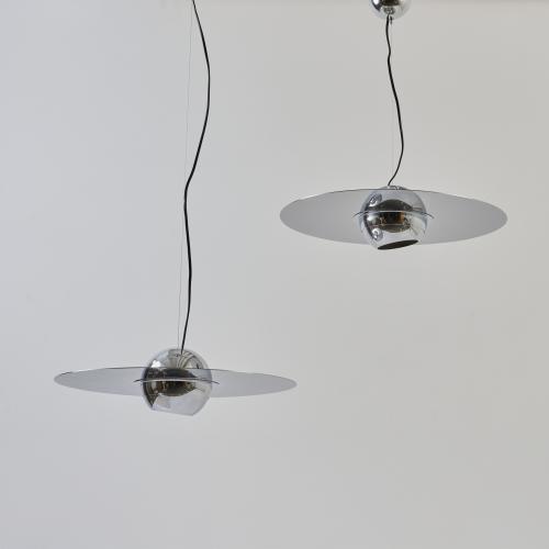 Two ceiling lights 'Padachroma', 1970 (design)