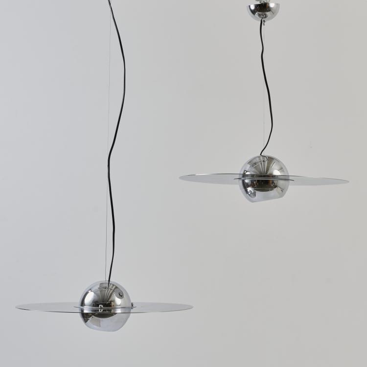 Bild 1 zu Objekt, Two ceiling lights 'Padachroma', 1970 (design), Giuliana Gramigna,Sergio Mazza, Quattrifolio, Rozzano, 179A 324