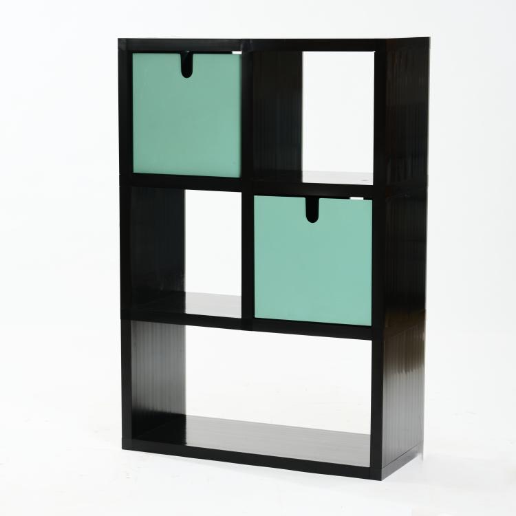 Hauptbild zu Objekt, Shelf element from the modular shelving system 'Polvara - 4768' - '4770', 1975 (design), Giulio Polvara, Kartell, Noviglio, 179A 367