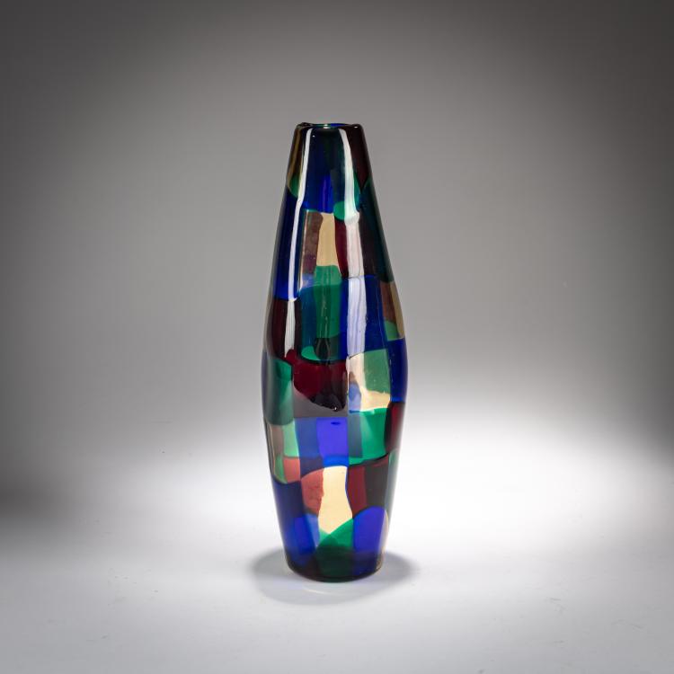 Bild 3 zu Objekt, 'Pezzato' vase, around 1951, Fulvio Bianconi, Venini, Murano, 179B 523