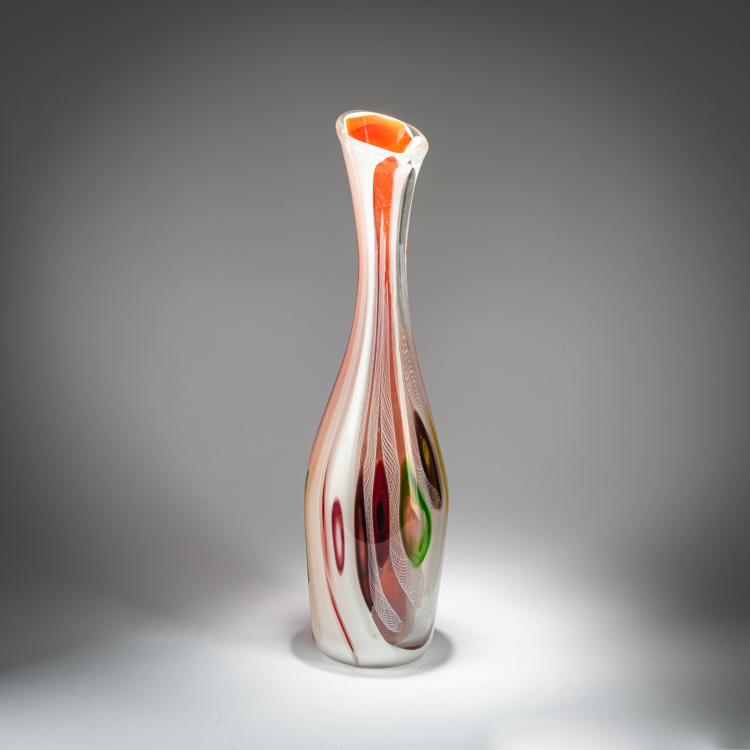 Bild 1 zu Objekt, Gro&szlig;e Vase 'Murrine', um 1960, Anzolo Fuga, A.Ve.M., Murano, 179B 610