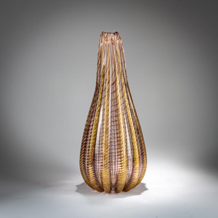 Bild 2 zu Objekt, Vase 'Zebrato', 1949, Ercole Barovier, Barovier & Toso, Murano, 179B 464