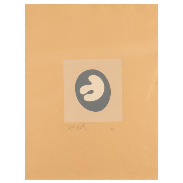 Hauptbild zu Objekt, Sheet from the series 'Le Soleil recercl&eacute;', 1966, Hans (Jean) Arp, Louis Broder, Paris (Publ.), 179C 648