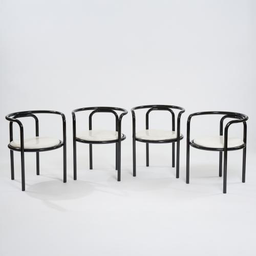 Vier Armlehnstühle 'Locus Solus', 1964 (Entwurf)