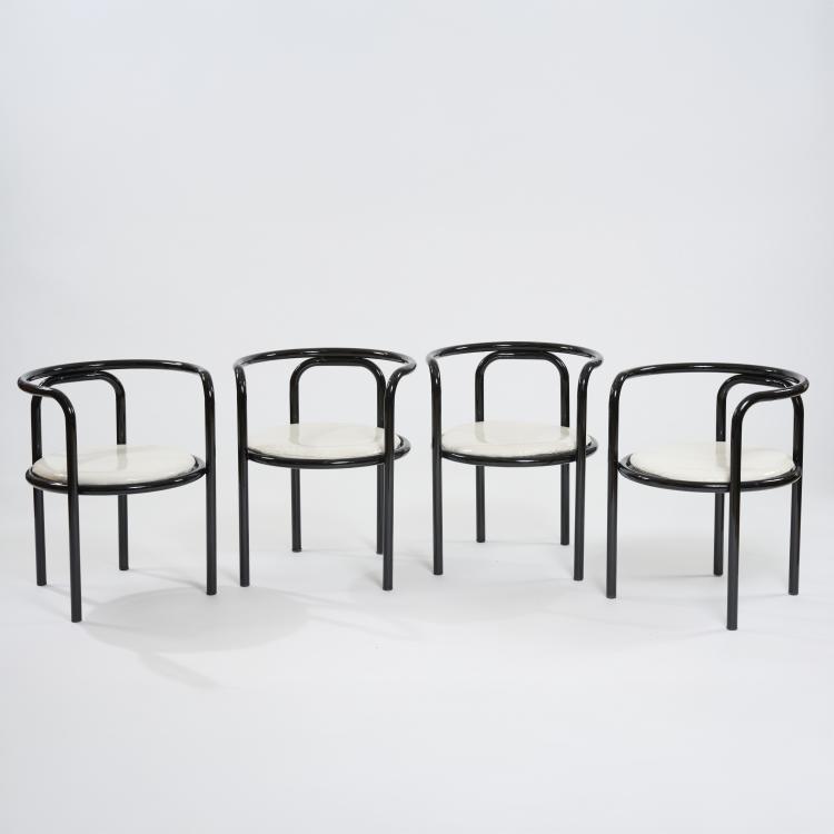 Hauptbild zu Objekt, Vier Armlehnst&uuml;hle 'Locus Solus', 1964 (Entwurf), Gae Aulenti, Poltronova, Pistoia, 179A 276