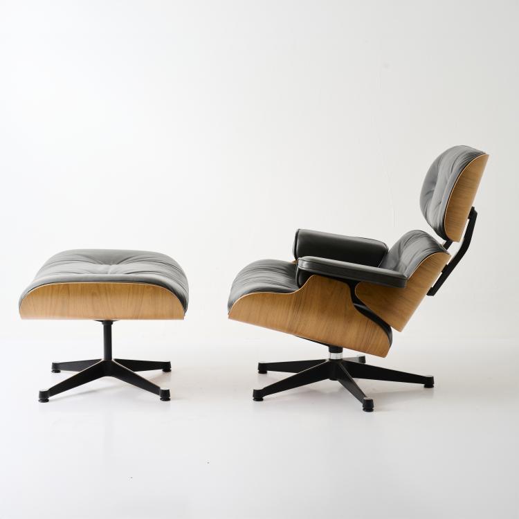 Hauptbild zu Objekt, Lounge Chair '670' mit Ottoman '671' - 'Anniversary Edition', 1956 (Entwurf), Charles Eames,Ray Eames, Vitra, Birsfelden, 179A 193