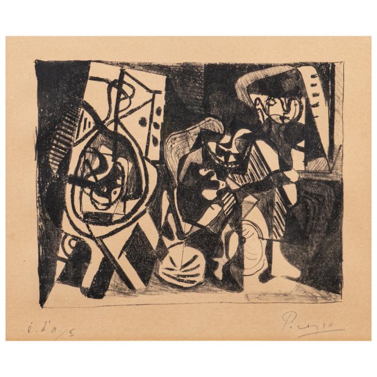 Hauptbild zu Objekt, 'Sc&egrave;ne d&rsquo;interieur', 1926, Pablo Picasso, 179C 643