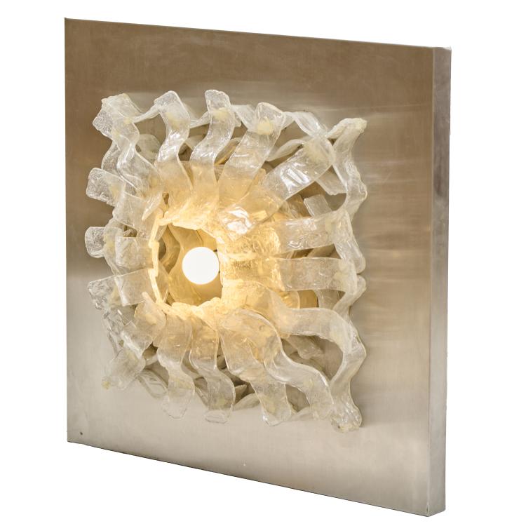 Hauptbild zu Objekt, Wall lamp, 1970s/80s, Angelo Brotto (attributed), Esperia, Poggibonsi, 179A 350