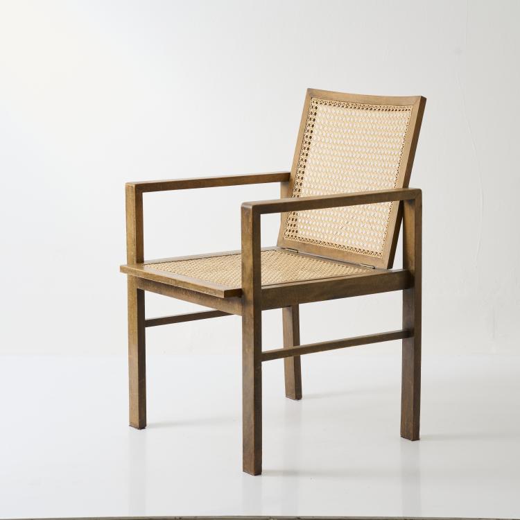 Hauptbild zu Objekt, Armlehnsessel, 1930er Jahre, Erich Dieckmann (zugeschrieben), Bauhochschule Weimar, Weimar, 179A 55