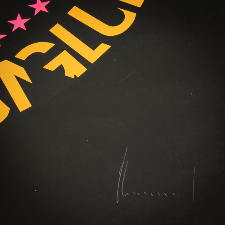 Bild 1 zu Objekt, Graphik Fingerabdruck und K&uuml;nstler-Teller Nr. 8, 1971/1975, Ferdinand Kriwet, Rosenthal, 179C 786