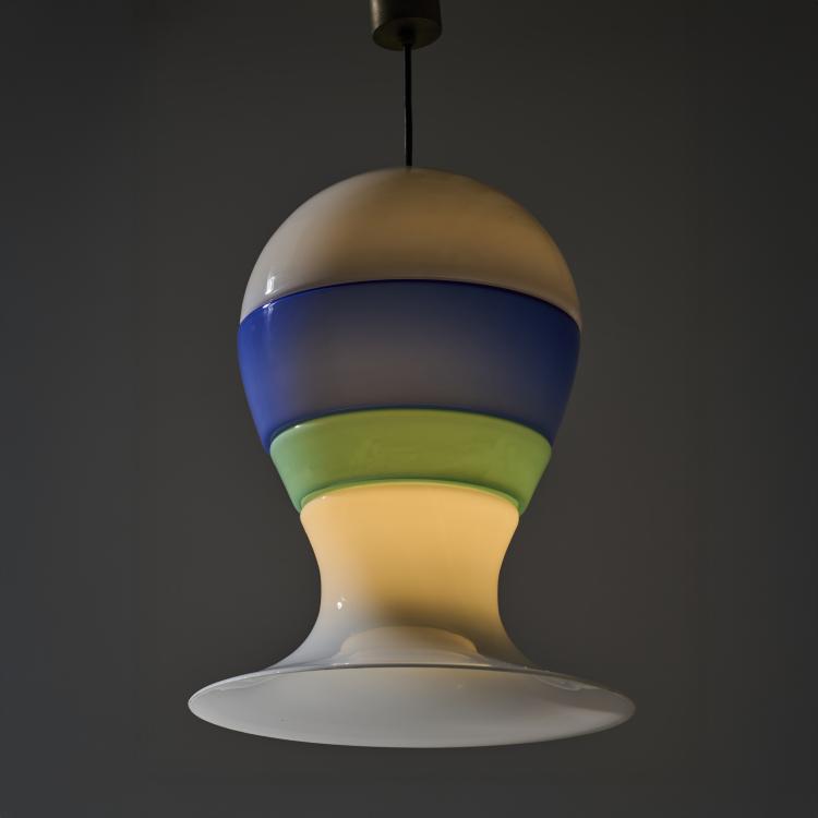 Hauptbild zu Objekt, Ceiling light, c. 1970, Carlo Nason, A.V. Mazzega, Murano, 179A 349
