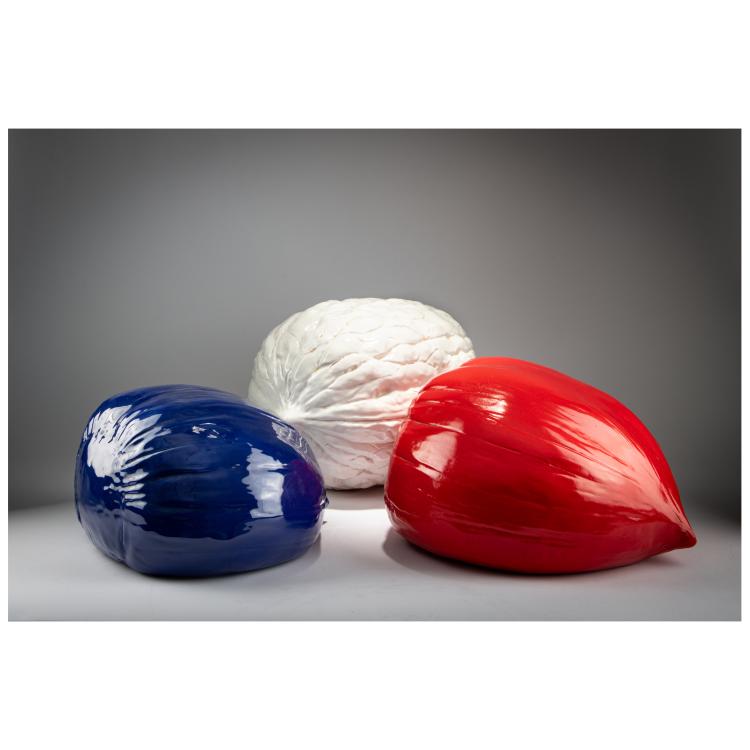 Hauptbild zu Objekt, Nuss und zwei Kastanien, 1980er Jahre, Zanolli & Sebellin, Nove/Vicenza, 179A 154