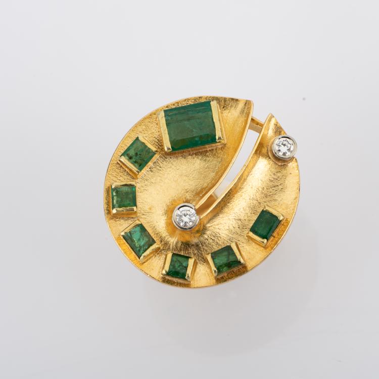 Bild 2 zu Objekt, Ring with emeralds and diamonds, 1970s, Herbert Bitter, Bitter, Herbert, Hannover, 180C 767