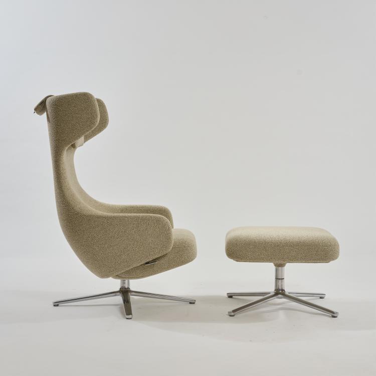 Bild 1 zu Objekt, Armlehnsessel 'Grand Repos' mit Ottoman, 2011 (Entwurf), Antonio Citterio, Vitra, Birsfelden, 179A 425