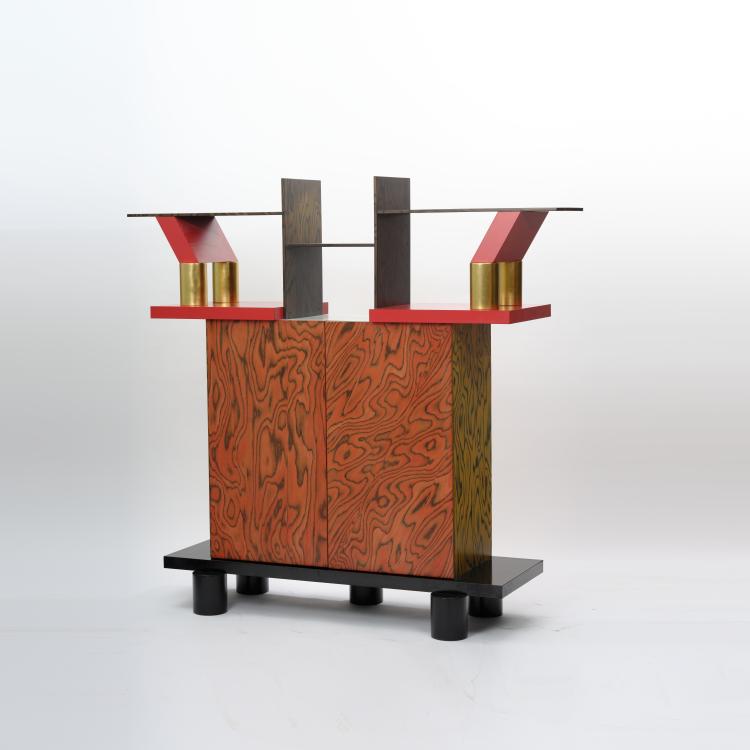 Hauptbild zu Objekt, Sideboard / shelf / room divider 'Freemont', 1985 (design), Ettore Sottsass, Memphis, Mailand / Milan, 180B 510