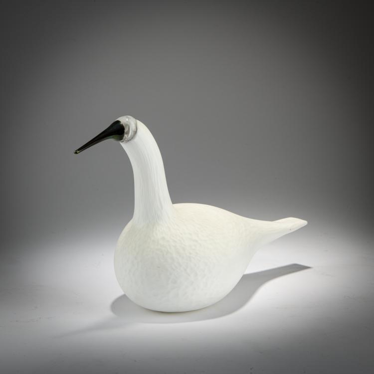 Hauptbild zu Objekt, Karelischer Singschwan 'Karjalan Laulujoutsenet', 2004 (Entwurf), Oiva Toikka, Nuutaj&auml;rvi, Notsj&ouml;; Iittala, Kalvola, 179A 120