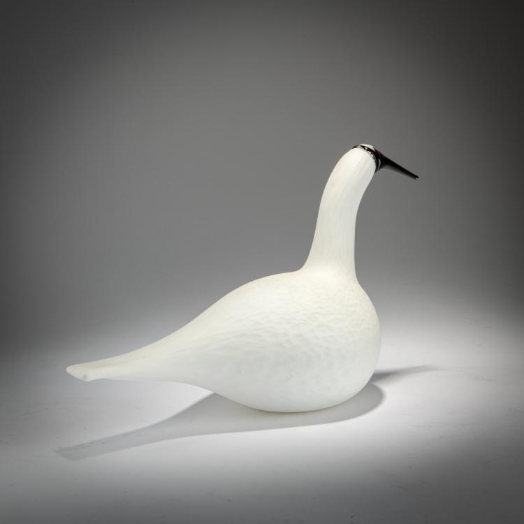 Bild 1 zu Objekt, Karelischer Singschwan 'Karjalan Laulujoutsenet', 2004 (Entwurf), Oiva Toikka, Nuutaj&auml;rvi, Notsj&ouml;; Iittala, Kalvola, 179A 120