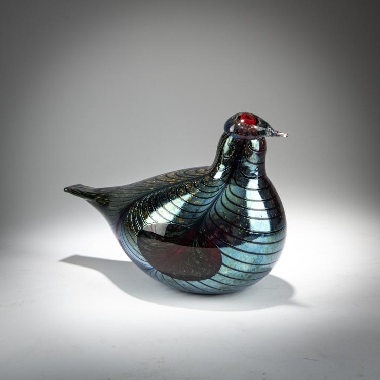 Bild 1 zu Objekt, Fasan 'Fasaani', 1981, Oiva Toikka, Nuutaj&auml;rvi, Notsj&ouml;; Iittala, Kalvola, 179A 115