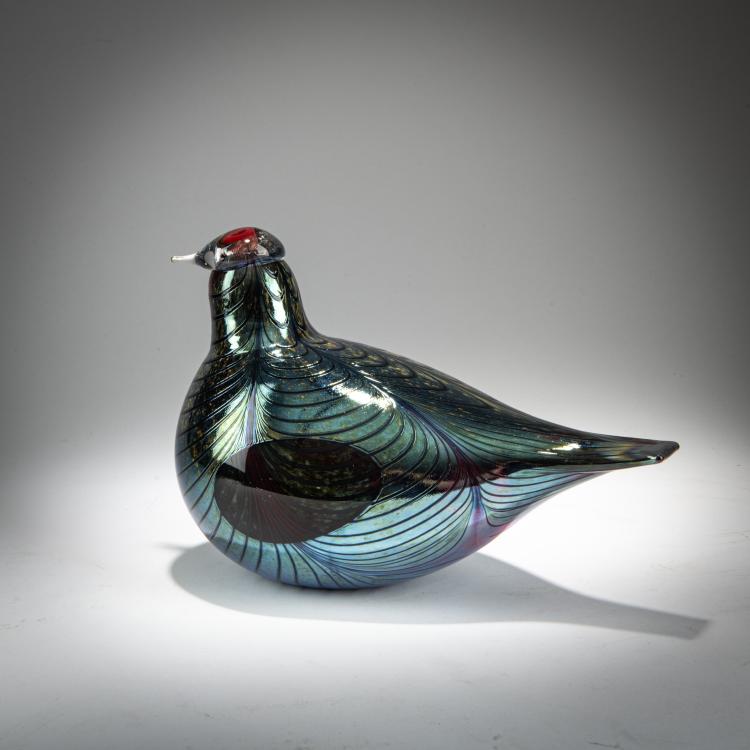 Bild 2 zu Objekt, Fasan 'Fasaani', 1981, Oiva Toikka, Nuutaj&auml;rvi, Notsj&ouml;; Iittala, Kalvola, 179A 115