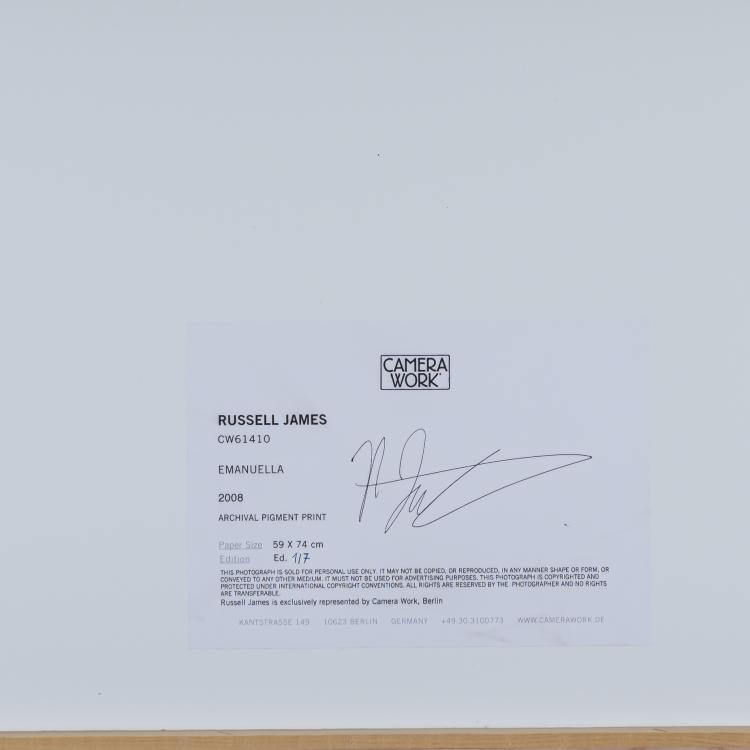 Bild 1 zu Objekt, 'Emanuella', 2008, Russell James, 179C 689
