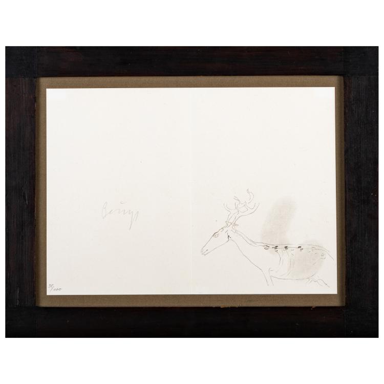 Bild 1 zu Objekt, 'Zeichnungen zu Leonardo Codices Madrid', 1975, Joseph Beuys, manus presse, Stuttgart (Publ.), 181C 789