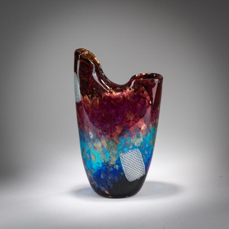 Hauptbild zu Objekt, Vase 'Eldorado risveglio', 1953, Dino Martens, Toso, Aureliano, Murano, 179B 594