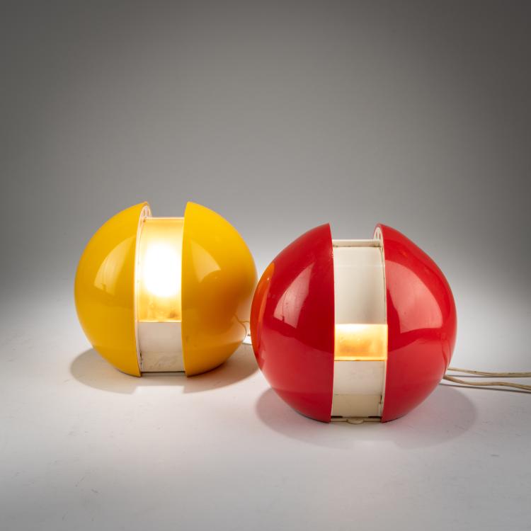 Bild 1 zu Objekt, Two 'GEA' table lights, c. 1970, Gianni Colombo, Arredoluce, Monza; R2S srl, Monza, 179A 13